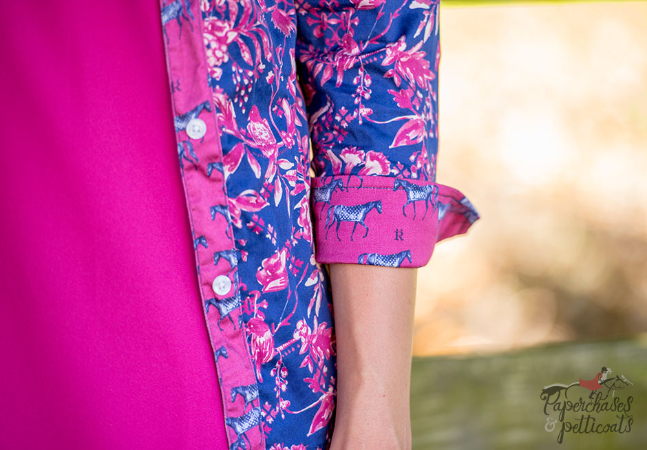 Ronner Design Elena Shirt BurgundyBlue