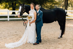 equestrian style wedding